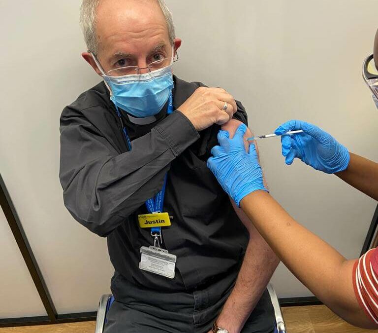 Archbishop of Canterbury receives Covid-19 vaccine
