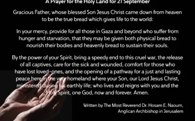 Pray for peace on 21 September